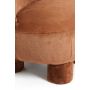 KAMOVU fauteuil 79x76x77cm bruin