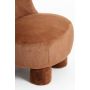 KAMOVU fauteuil 79x76x77cm bruin