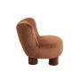 KAMOVU fauteuil 79x76x77cm bruin