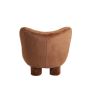 KAMOVU fauteuil 79x76x77cm bruin