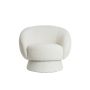 AVORIA fauteuil bouclé (lus) 92x82x77cm crème