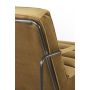 BANSUD fauteuil 83x66x71cm velvet bruin met zwart poten