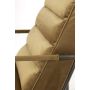BANSUD fauteuil 83x66x71cm velvet bruin met zwart poten