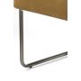 BANSUD fauteuil 83x66x71cm velvet bruin met zwart poten