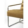 BANSUD fauteuil 83x66x71cm velvet bruin met zwart poten