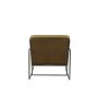 BANSUD fauteuil 83x66x71cm velvet bruin met zwart poten
