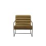 BANSUD fauteuil 83x66x71cm velvet bruin met zwart poten
