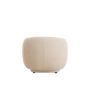OVITO fauteuil 93x87x73cm crème