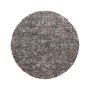 Enjoy Shaggy vloerkleed hoogpolig rond Ø 120cm beige