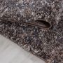 Enjoy Shaggy vloerkleed hoogpolig rond Ø 200cm taupe