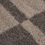 Gala Shaggy vloerkleed hoogpolig rond Ø 120cm taupe