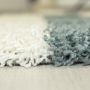 Gala Shaggy vloerkleed hoogpolig rond Ø 80cm turquoise