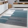Hawaii Streep vloerkleed laagpolig rechthoek 240x340cm blauw