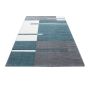 Hawaii Streep vloerkleed laagpolig rechthoek 240x340cm blauw