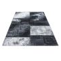 Hawaii Tetris vloerkleed laagpolig rechthoek 280x370cm grijs