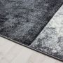 Hawaii Tetris vloerkleed laagpolig rechthoek 280x370cm grijs