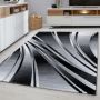 Parma Kristal vloerkleed laagpolig rechthoek 140x200cm zwart