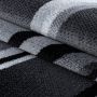 Parma Kristal vloerkleed laagpolig rechthoek 140x200cm zwart