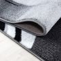 Parma Kristal vloerkleed laagpolig rechthoek 240x340cm zwart