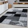 Parma Jawa vloerkleed laagpolig rechthoek 240x340cm zwart