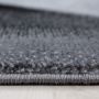 Parma Soft vloerkleed laagpolig rechthoek 280x370cm zwart