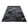 Parma Oltu vloerkleed laagpolig rechthoek 140x200cm zwart