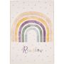 Play Regenboog antislip kindervloerkleed rechthoek 160x230cm crème