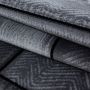 Plus Wallz vloerkleed laagpolig rechthoek 240x340cm zwart