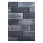 Plus Wallz vloerkleed laagpolig rechthoek 240x340cm zwart