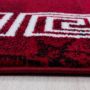 Plus Laby vloerkleed laagpolig rechthoek 140x200cm rood