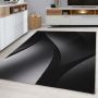 Plus Shadow vloerkleed laagpolig rechthoek 240x340cm zwart