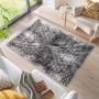 Elite Zynara vloerkleed laagpolig rechthoek 240x340cm grijs