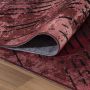Elite Zynara vloerkleed laagpolig loper 80x150cm rood
