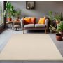 Luxy vloerkleed hoogpolig rechthoek 120x170cm crème