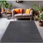 Luxy vloerkleed hoogpolig rechthoek 120x170cm grijs