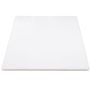 Luxy vloerkleed hoogpolig loper 80x150cm wit