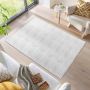 Style Veyza vloerkleed laagpolig loper 80x150cm zilver