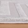 Sahara Veyra vloerkleed laagpolig rechthoek 160x230cm zilver