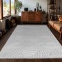 Sahara Nevra vloerkleed laagpolig rechthoek 120x170cm zilver