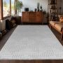 Sahara Zelora vloerkleed laagpolig rechthoek 280x370cm zilver