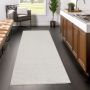 Loom vloerkleed laagpolig rechthoek 160x230cm crème