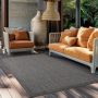 Giza buitenkleed loper 60x100cm zwart