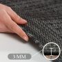 Giza buitenkleed loper 60x100cm zwart
