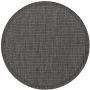 Giza buitenkleed loper 80x250cm zwart