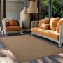 Giza buitenkleed loper 80x250cm bruin