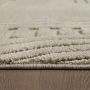 Art vloerkleed hoogpolig rechthoek 120x170cm beige
