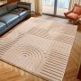 Art vloerkleed hoogpolig rechthoek 240x340cm roos