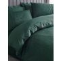 Jacquard 2-persoons dekbedovertrekset 200x220cm satijn hexa groen