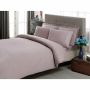 Stripe saten 2-persoons dekbedovertrekset 200x220cm violet