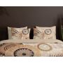 HIP 2-persoons dekbedovertrekset 200x220cm katoen-satijn nr:30367 taupe